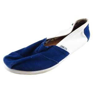 Toms Loafers Purple Fabric Women Shoes‎ Size 5.5 Medium